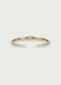 14k Sleek Diamond Pave Claw Bangle