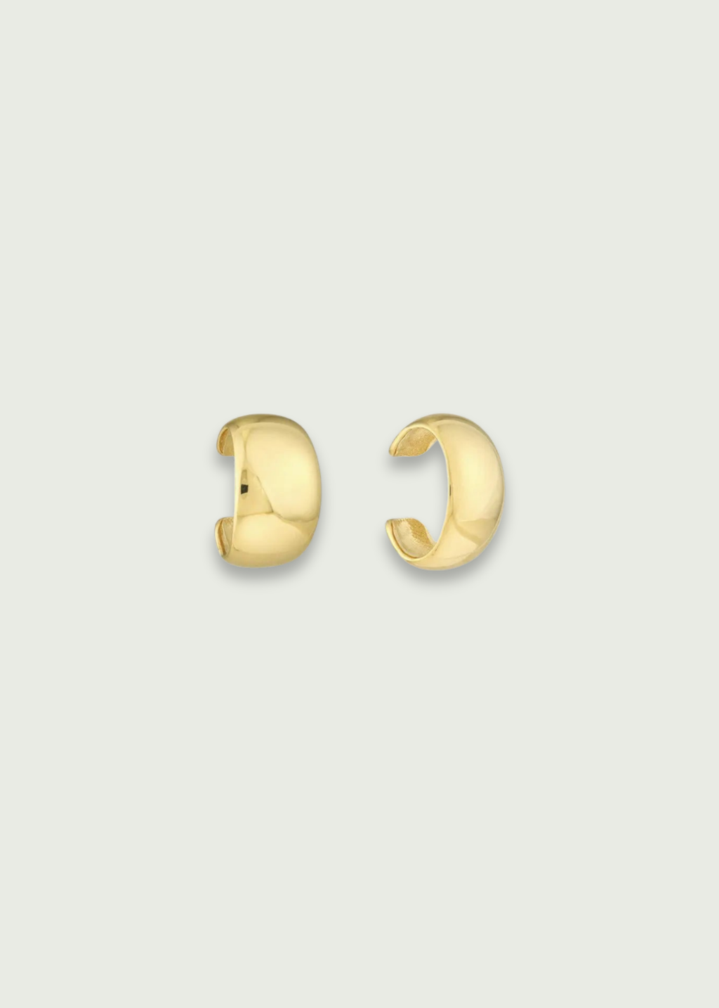 Wide Band Gold Ear Cuff