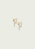 Diamond Pave Front and Back Stackable Earrings