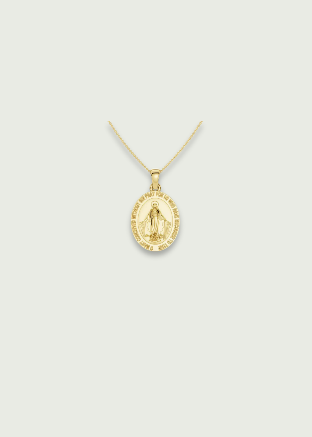Miraculous Virgin Mary Pendant