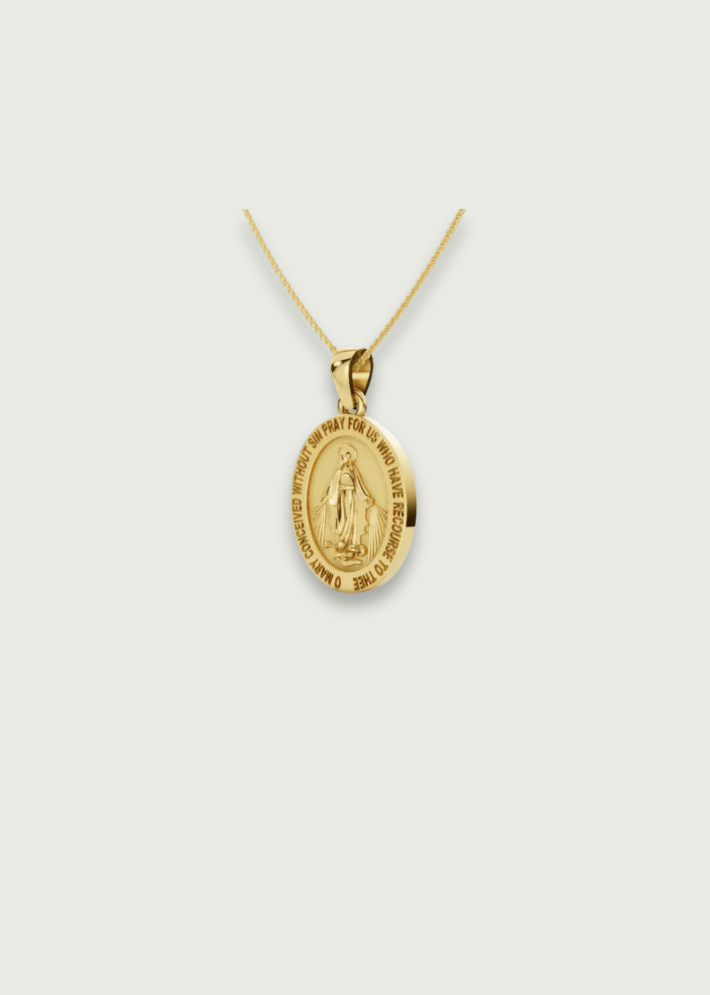 Miraculous Virgin Mary Pendant