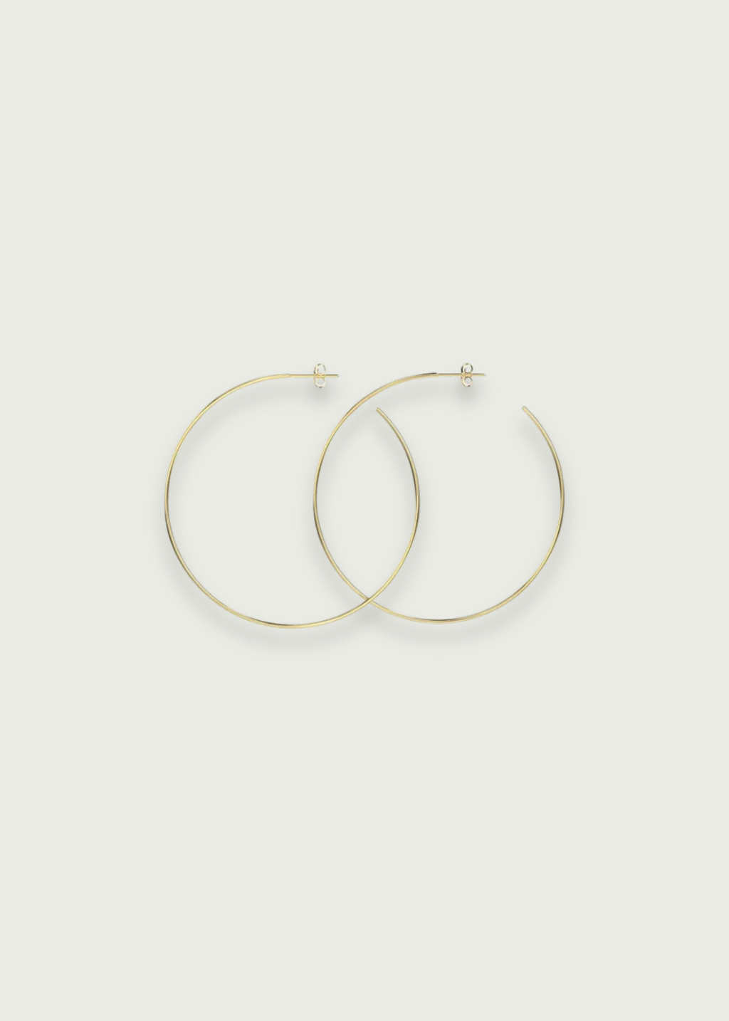 Post Hoop Earrings