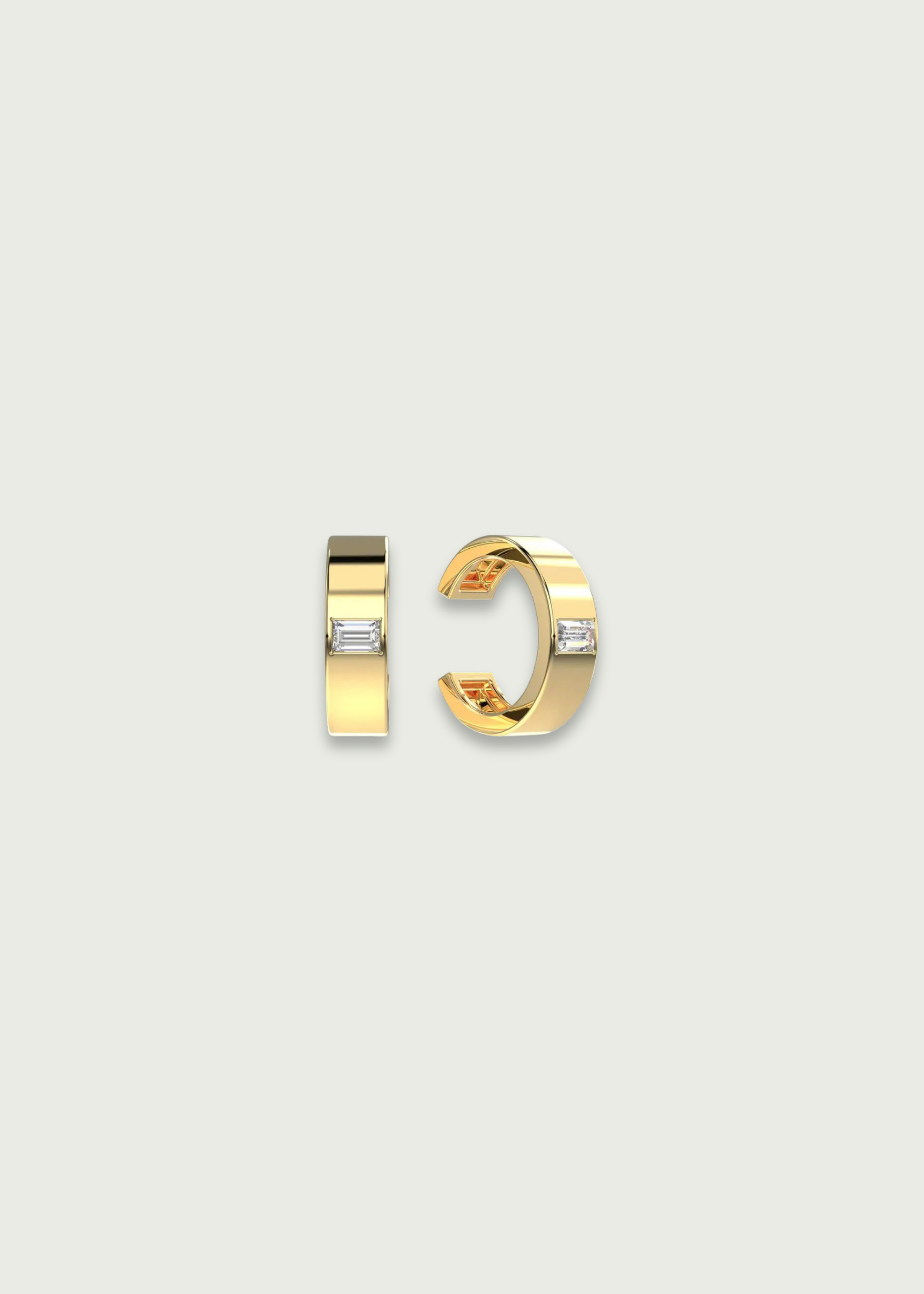 Baguette Diamond Ear Cuff