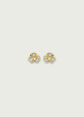 Geometric Diamond Stud Earrings