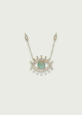 Boho Evil Eye Natural Ethiopian Opal Necklace