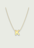 14k Gold Initial Necklace
