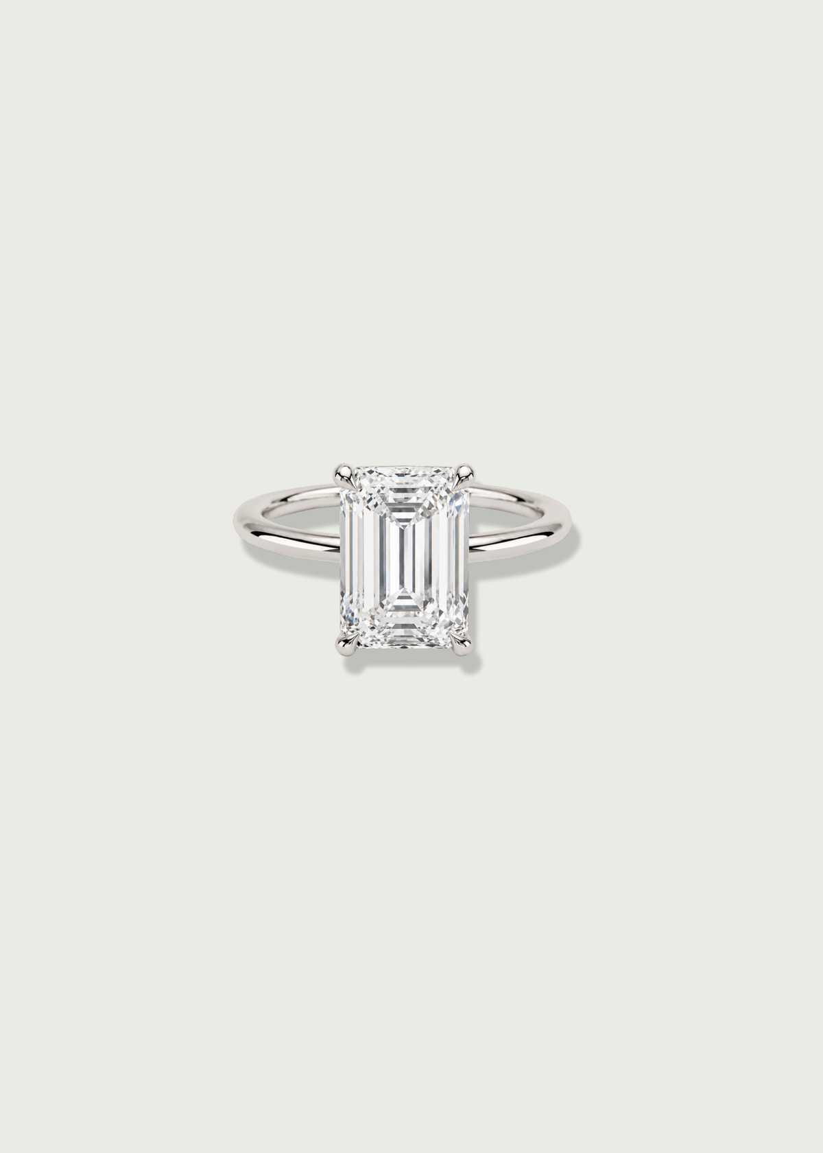 Emerald Solitaire Ring