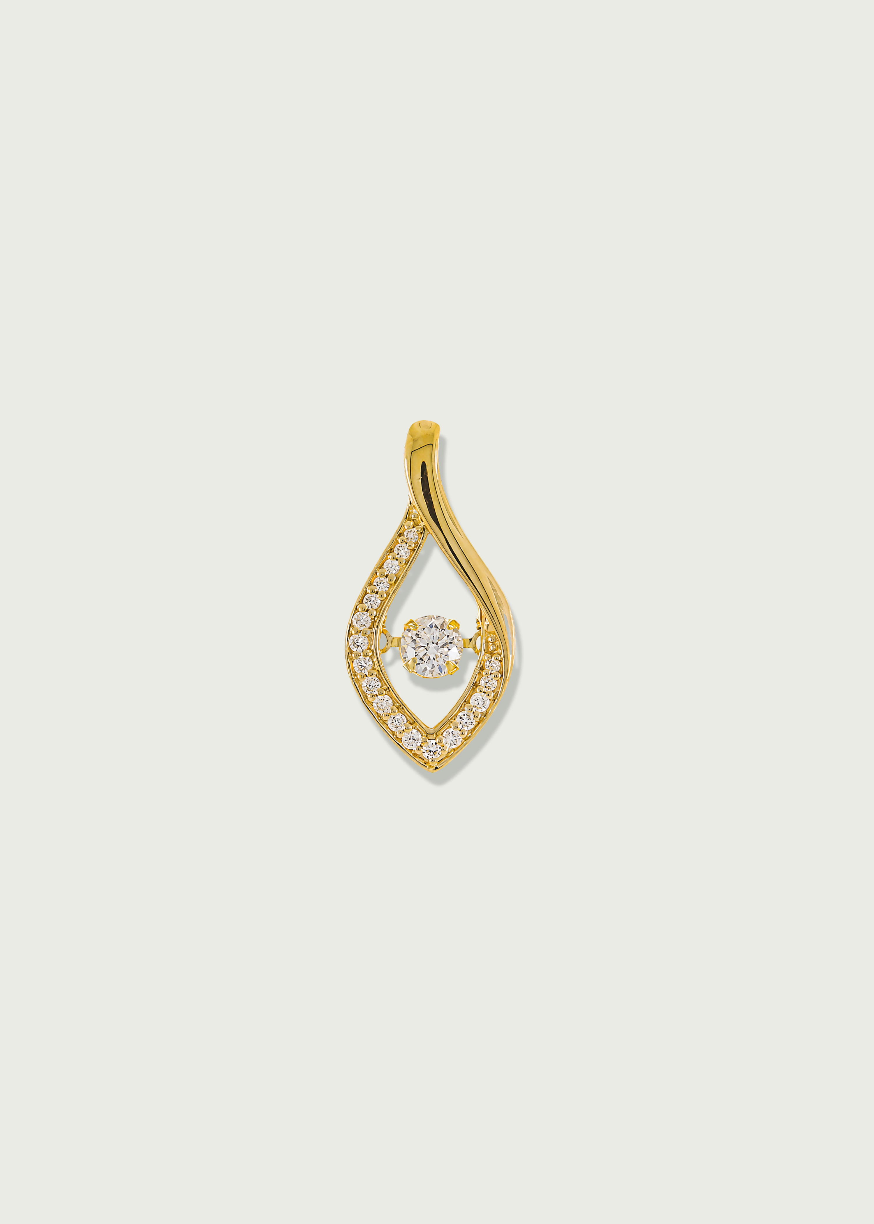 Diamond Teardrop Pendant