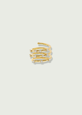 Diamond Spiral Wrap Ring