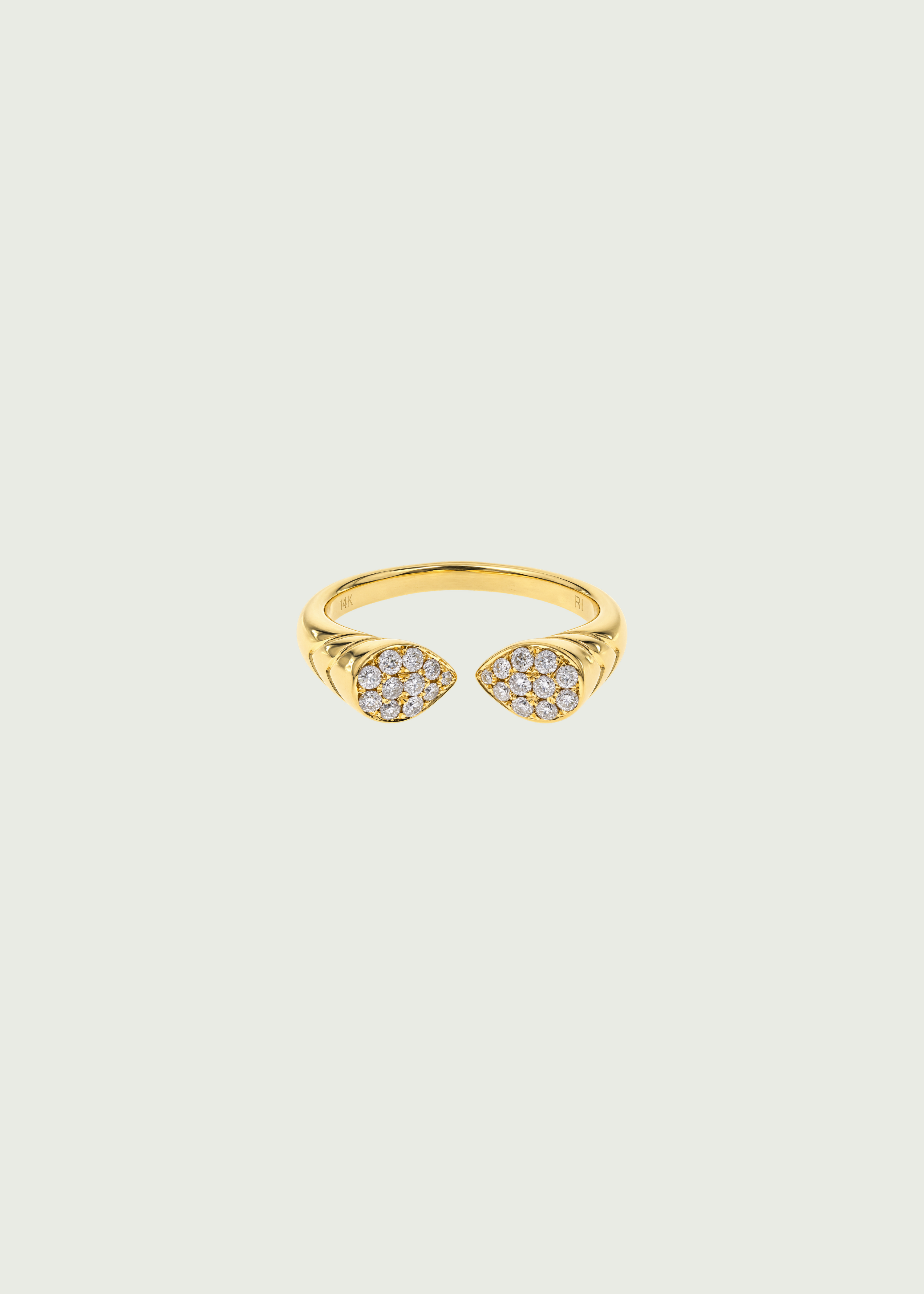 Diamond Pavé Cluster Ring