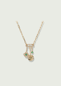 Gemstone Charm Necklace