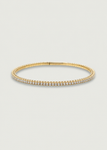 14K Gold Diamond Bangle Bracelet – 1.51 CTW