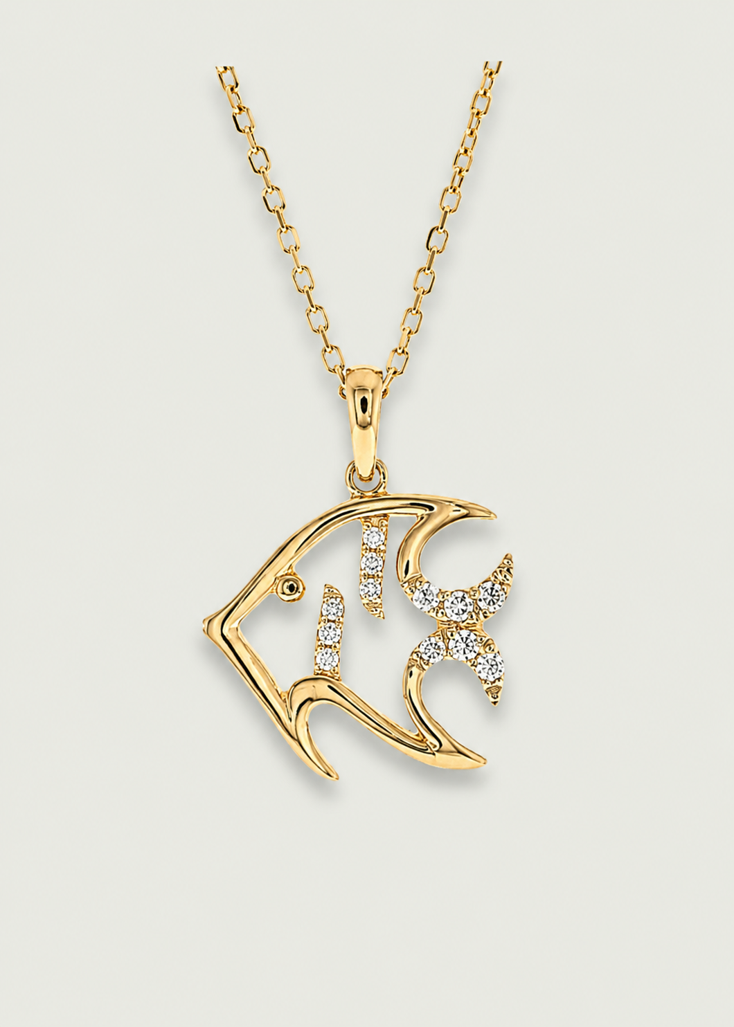 Angelfish Natural Diamond Necklace