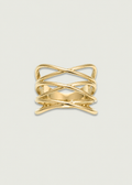 Gold Mesh Statement Ring