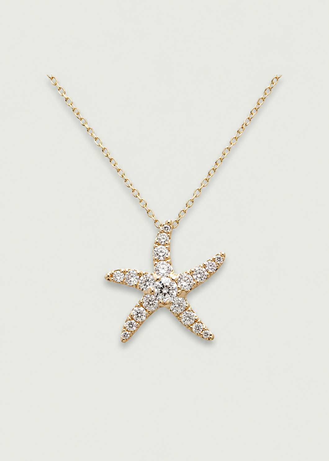 Ocean Charm Starfish Pendant Necklace