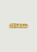 Gold Cuban Stackable Ring