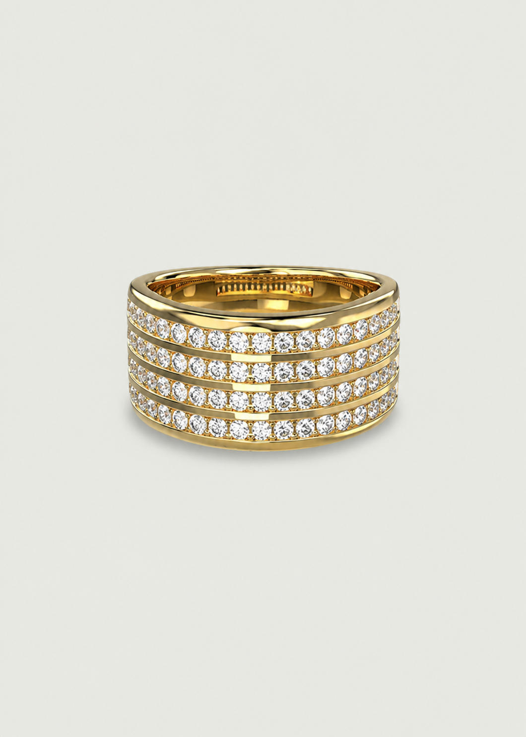 Diamond Cigar Ring