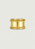 Wide Gold Band Ring