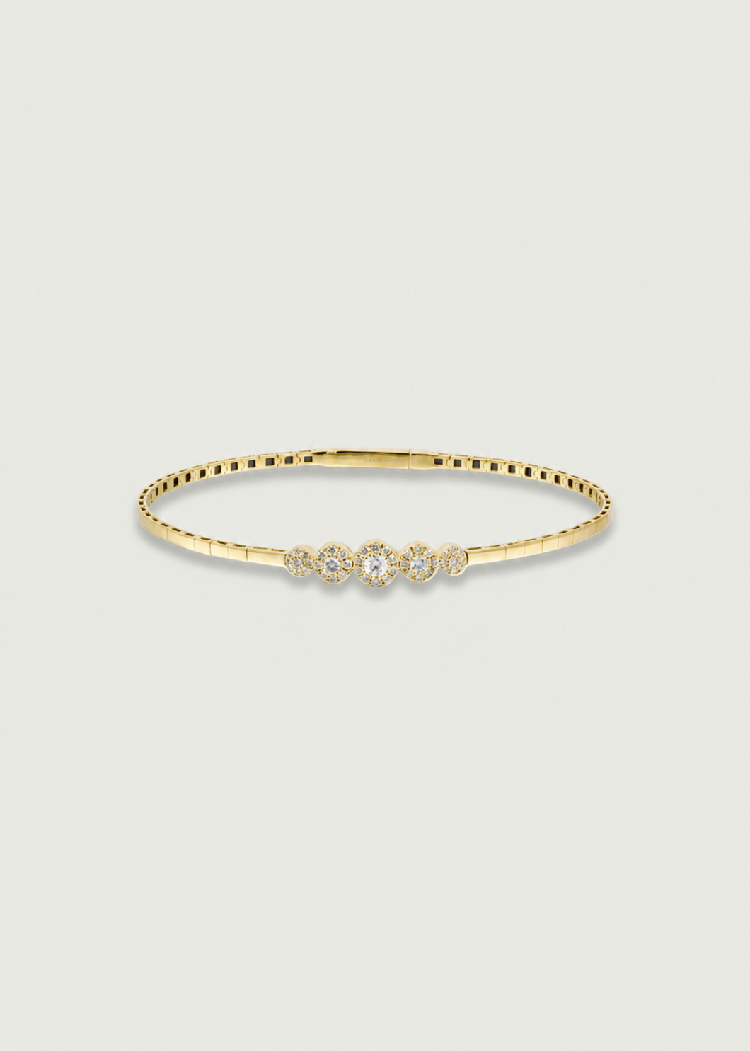 Diamond Cluster Bangle