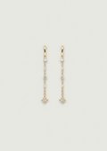 Diamond Star Drop Earrings