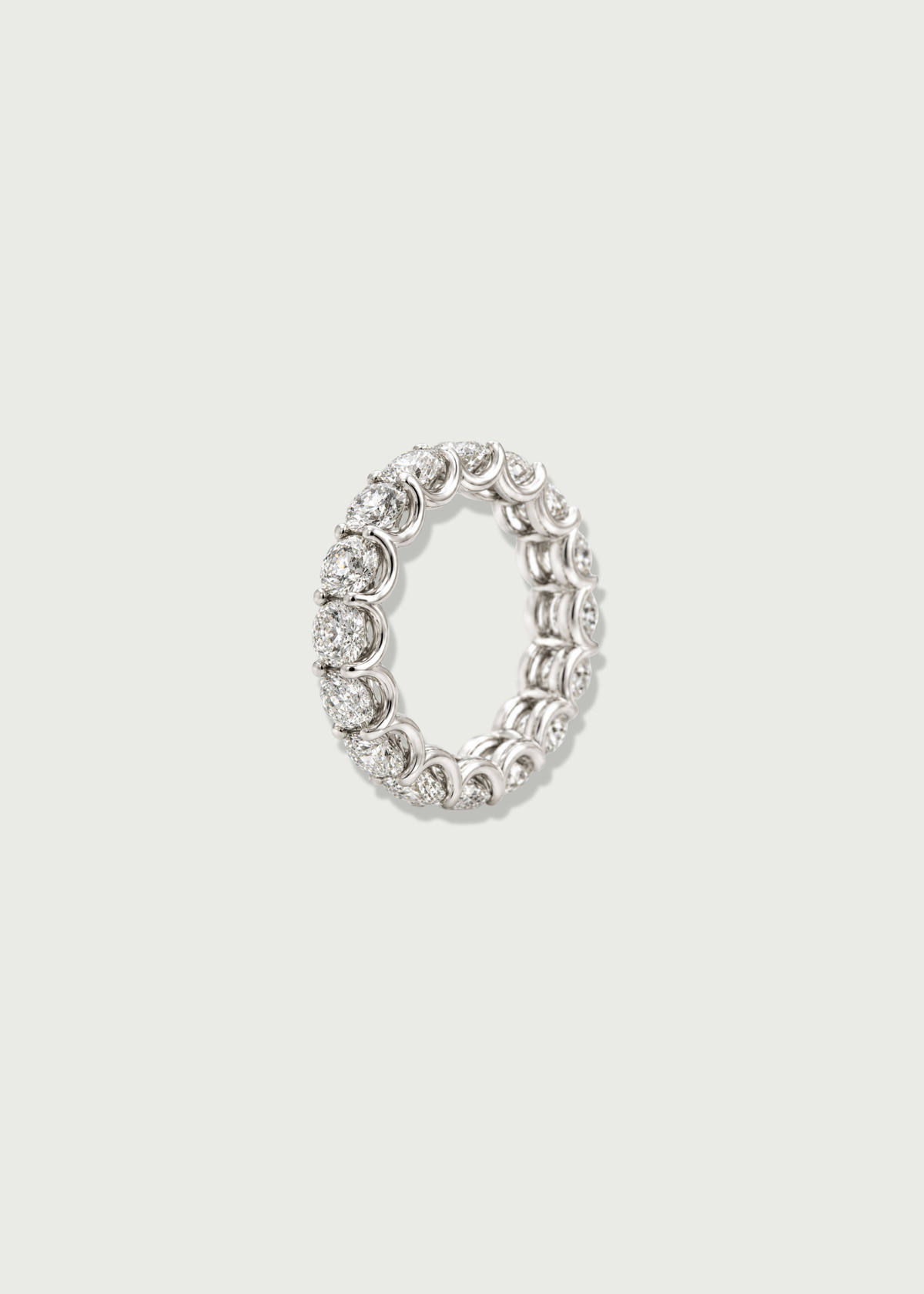 LG Round U Prong Setting Eternity Ring