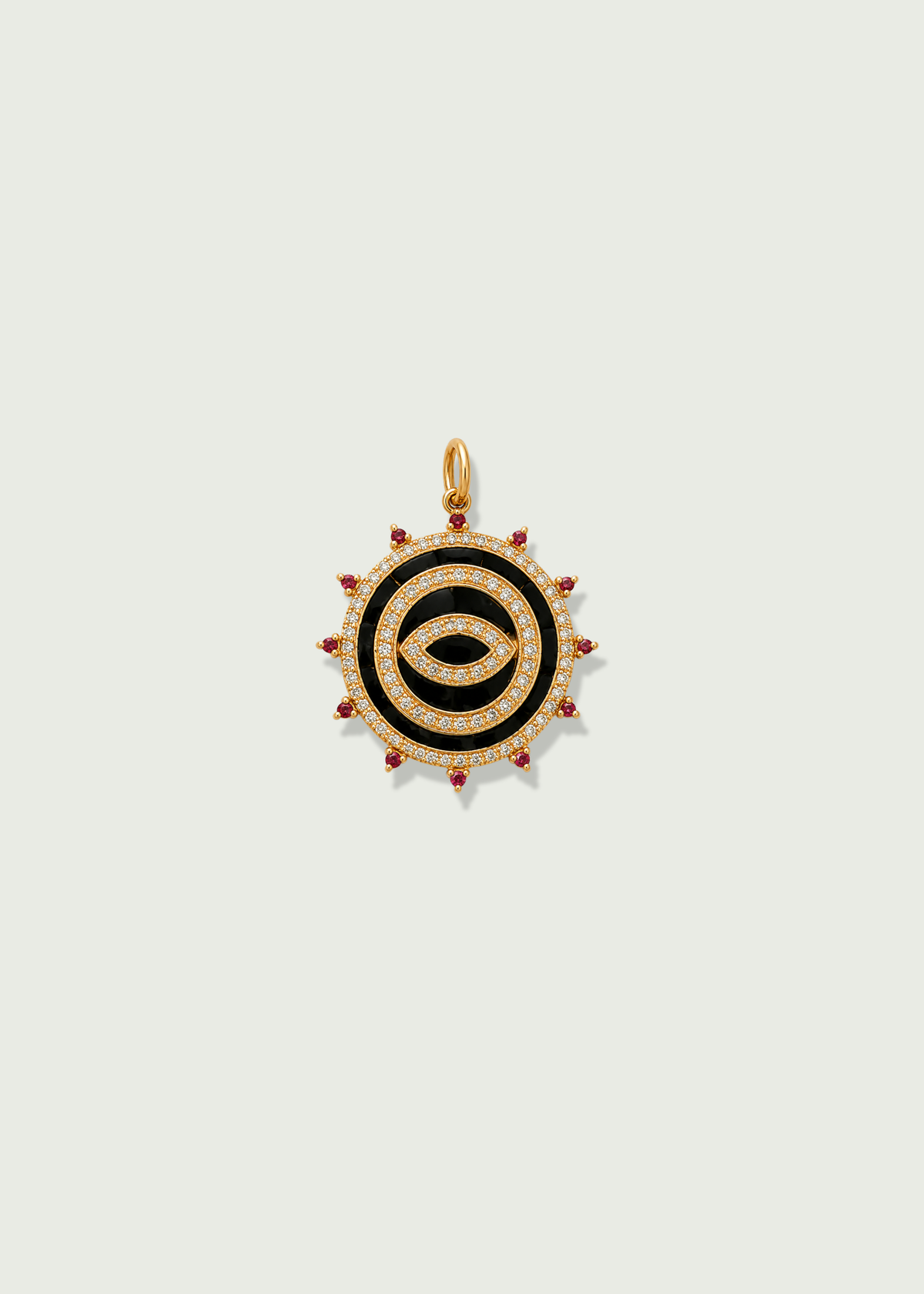 Diamond Evil Eye Pendant