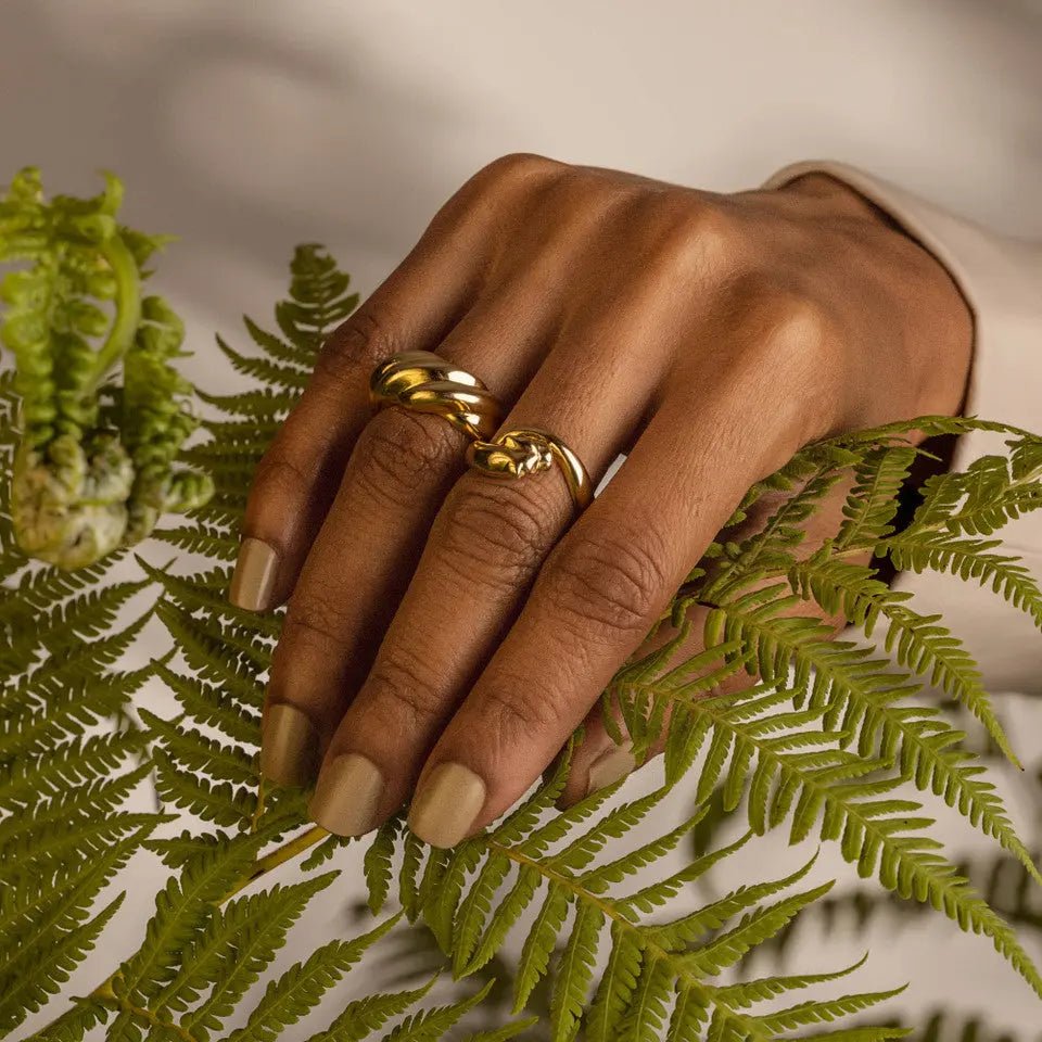 Gold Panther Ring - Koru Jewelers